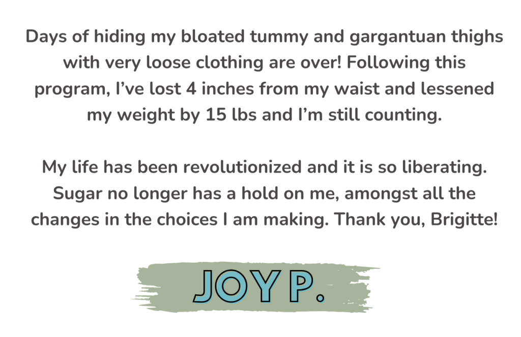 Joy P Testimonial