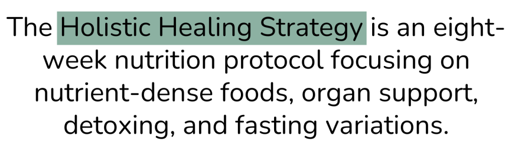 The Holistic Healing Strategy